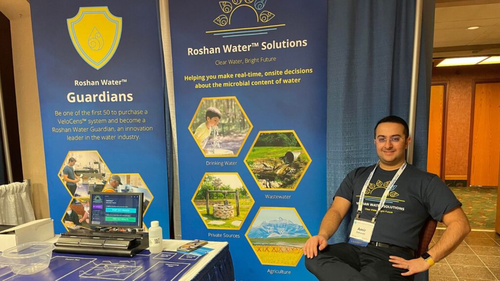 Roshan Water booth at the 2022 AWWOA trade show